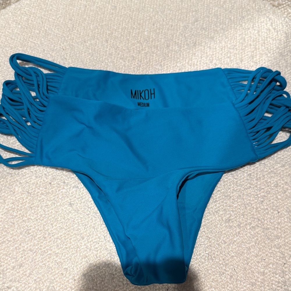 Mikoh Women's Vibrant Blue Bikini Bottom